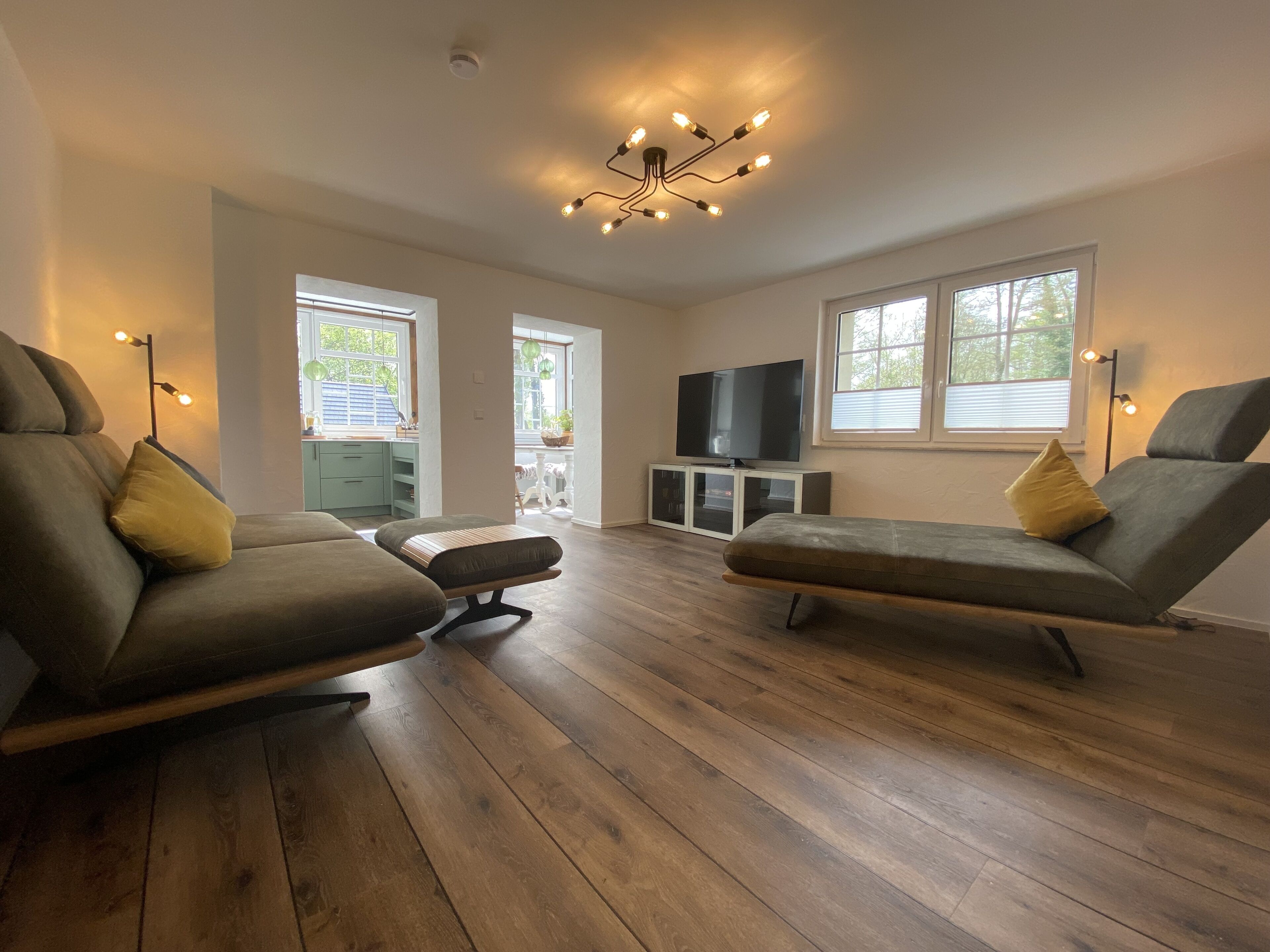 Veranda | Living area | 56-inch Smart TV with satellite channels, Netflix, streaming services