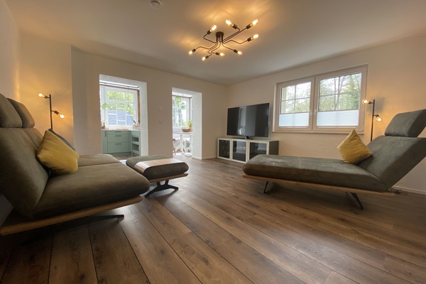 Veranda | Living area | 56-inch Smart TV with satellite channels, Netflix, streaming services