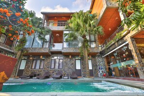 Fassade der Unterkunft