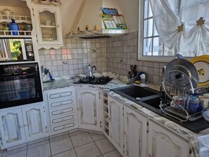 Microwave, oven, stovetop