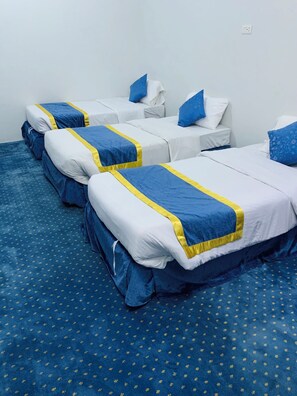 2 室のベッドルーム、エジプト綿のシーツ、高級寝具、ピロートップベッド