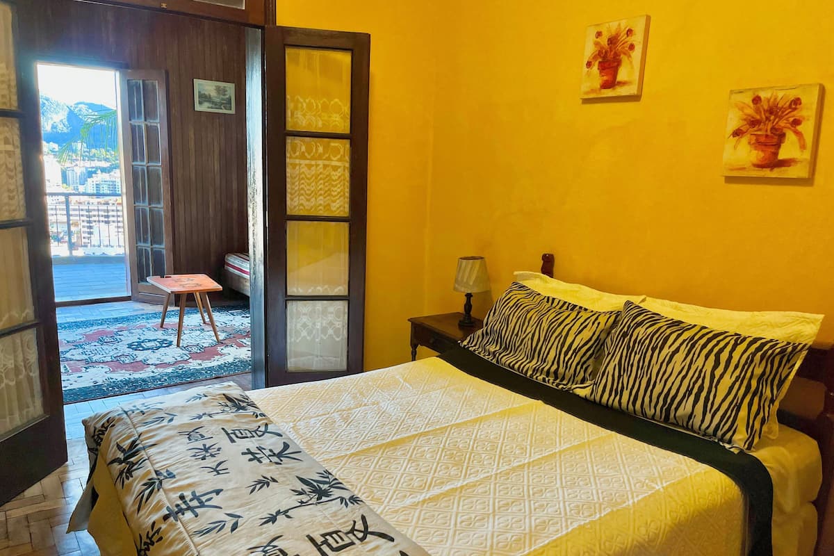 Quarto panorâmico | 1 quarto, escrivaninha, Wi-Fi de cortesia, roupa de cama