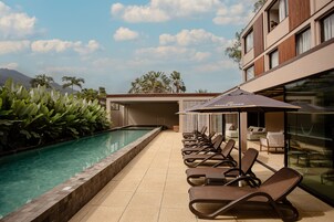 Indoor pool, outdoor pool