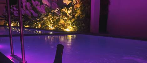 Indoor pool, outdoor pool