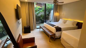 Family Triple Room | Hypo-allergenic bedding, minibar, in-room safe, individually decorated