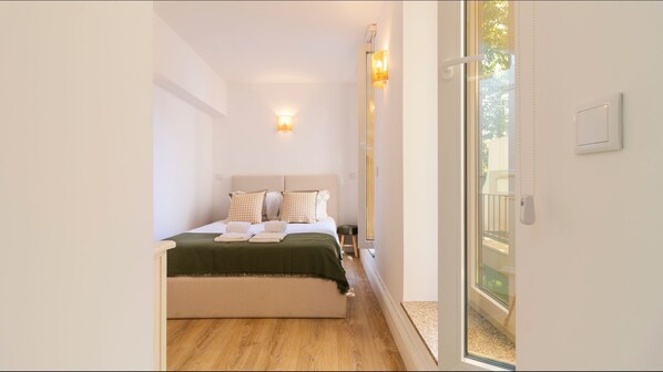 1 soverom, strykejern/-brett, wi-fi (inkludert) og sengetøy