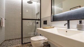 Hair dryer, towels