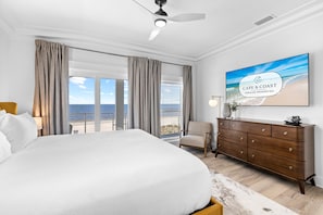 6 bedrooms, iron/ironing board, free WiFi, bed sheets - Water's Edge: Brand New Luxury Beachfront Home with Elevated Pool. Pet Friendly1 (Mexico Beach)