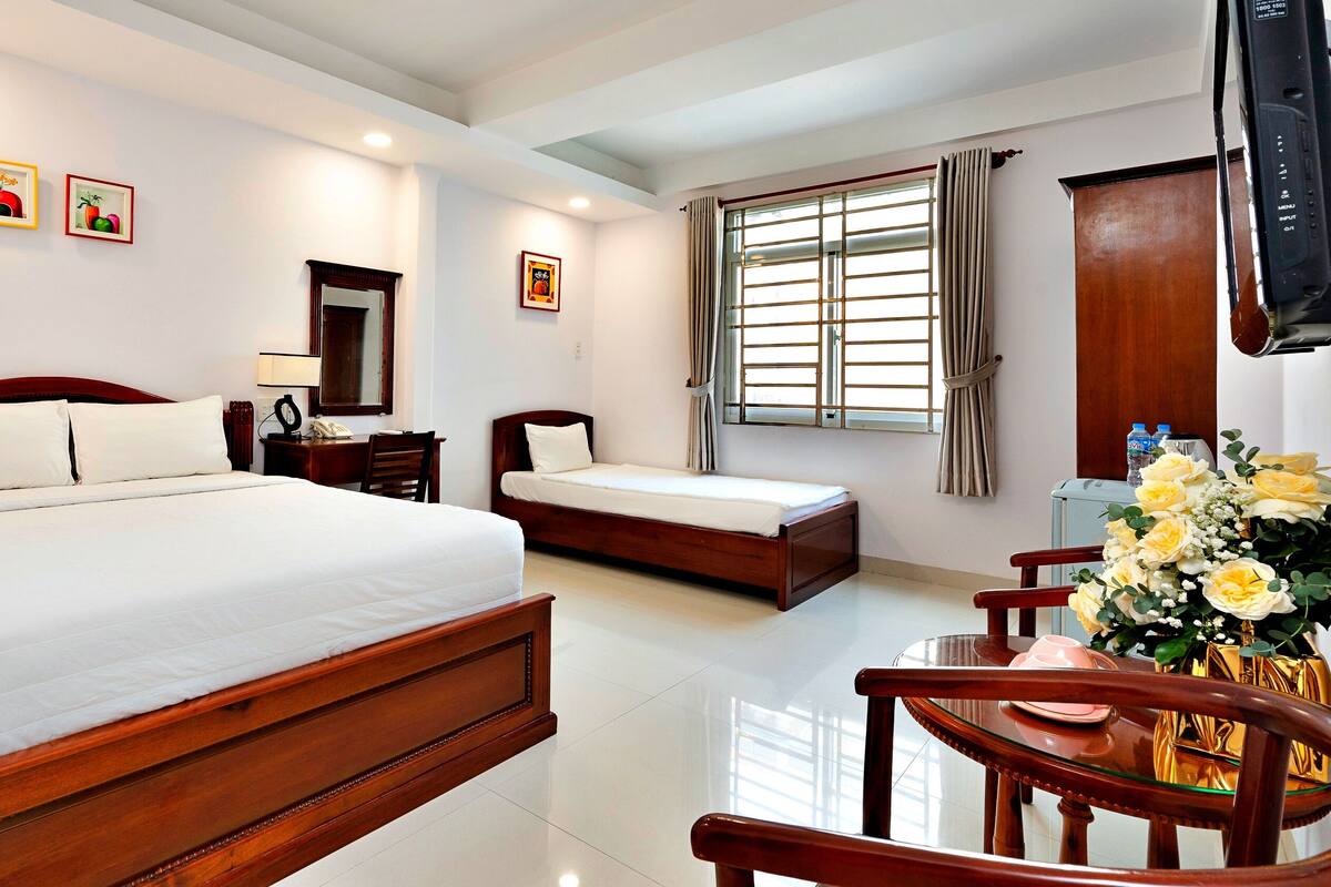 Standard Triple Room | Egyptian cotton sheets, premium bedding, memory-foam beds, minibar