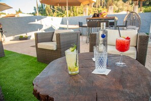 Outdoor dining - Great Seaside Villa with private pool in Sidari Perfect for Families (Corfu)