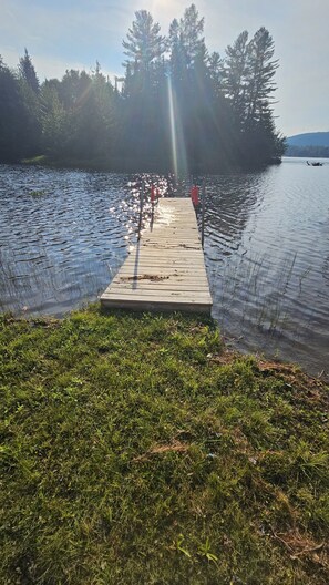 Property grounds - Cozy Lake Front home for Boating, fishing, winter sports, and gorgeous views,  (Errol)