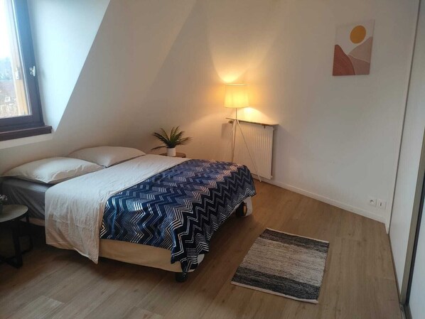 1 Schlafzimmer, Bügeleisen/Bügelbrett, kostenloses WLAN, Bettwäsche