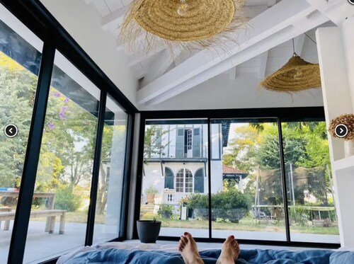 Beautiful basque Villa of the 30th with swimming pool and pool house