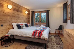Twin/King bedroom - Chalet Gloribel, ski, views, Chamonix All Year (Chamonix)