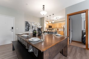 Dining - Spacious 3 Br | Heated Outdoor Pool + 3 Hot Tubs | Pool Table + Home Theatre (Canmore)