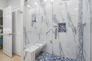 Shower, towels