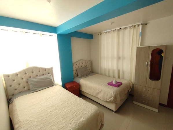 Chambre Double | Wi-Fi gratuit, draps fournis