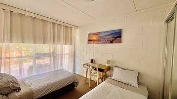 2 chambres, bureau, fer et planche à repasser, Wi-Fi gratuit