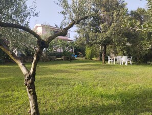 Property grounds - Holiday Apartment in Villa Bruno with Sea View, Shared Garden and Air Conditioning (Olbia)