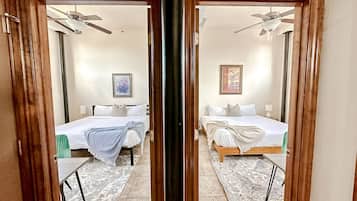 2 bedrooms, desk, free WiFi, bed sheets