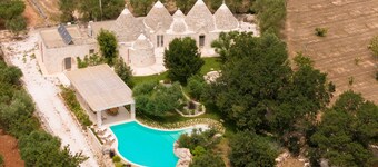 Villa 'Trulli Petrantiqua' with Private Pool, Wi-Fi and Air Conditioning