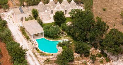 Villa 'Trulli Petrantiqua' mit privatem Pool, WLAN und Klimaanlage