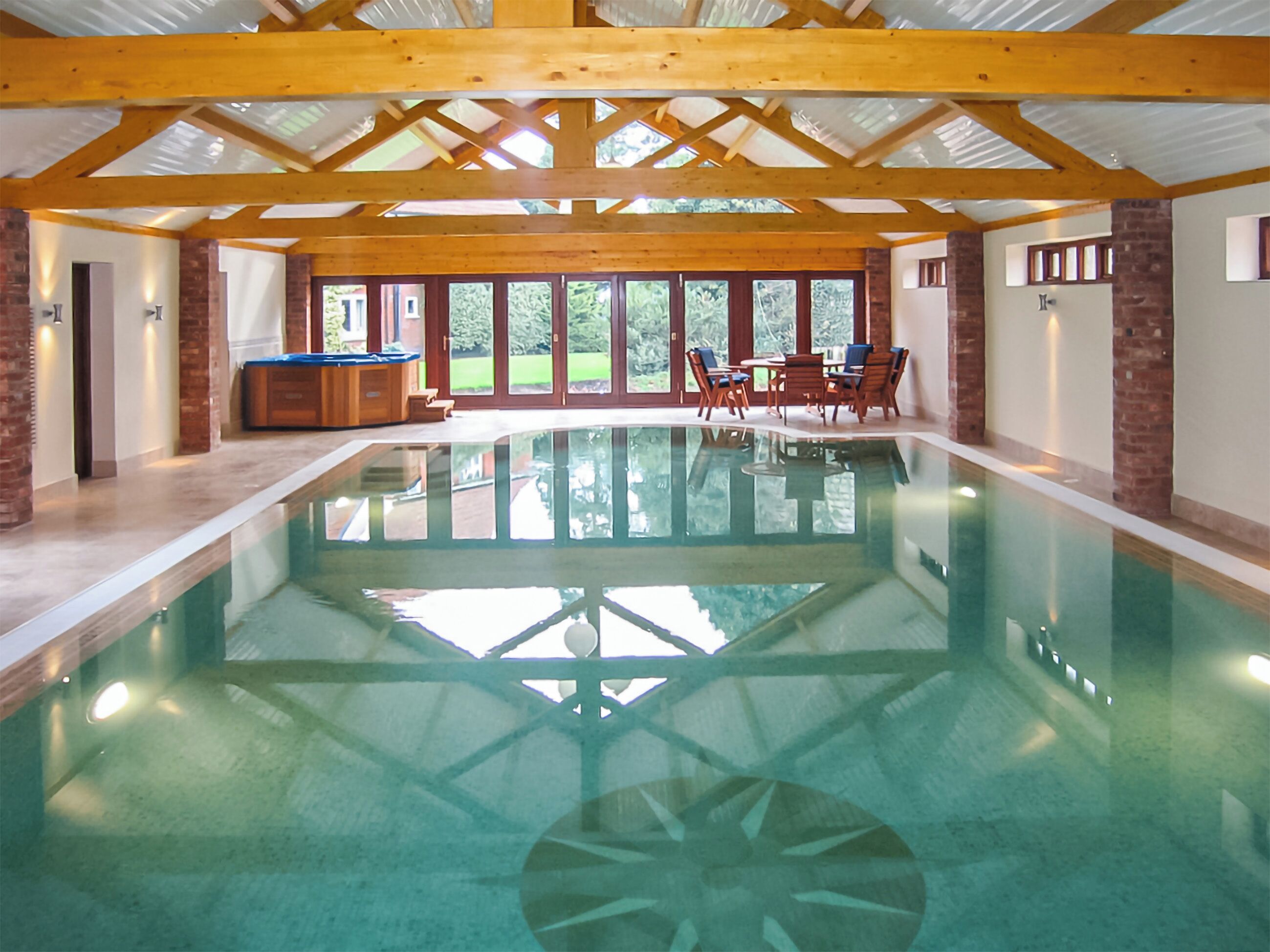 Indoor pool, a heated pool