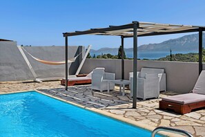 Pool - Villa Jimmy's Katomeri 2 with Sea View, Wi-Fi and Air Conditioning (?eganisi)