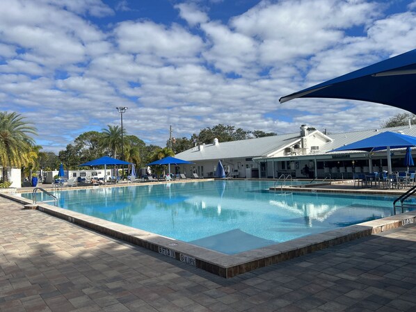 Indoor pool, outdoor pool