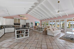 Smart TV - Estate Shoys St. Croix. Quick walk to the best beach! 5/4Luxury house with pool. (Christiansted)