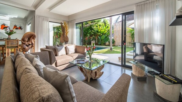 Villa, 3 Bedrooms, Smoking, Private Pool | Living area - Villa Wiana, Seminyak (Seminyak)