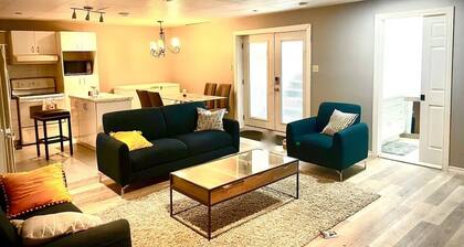 A beautiful 2bedroom in-law suite with separate entrance and complete privacy.