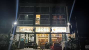 Front of property - evening/night