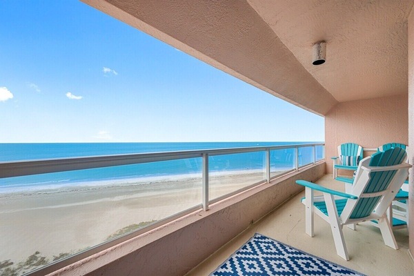 Large Balcony with Gulf View