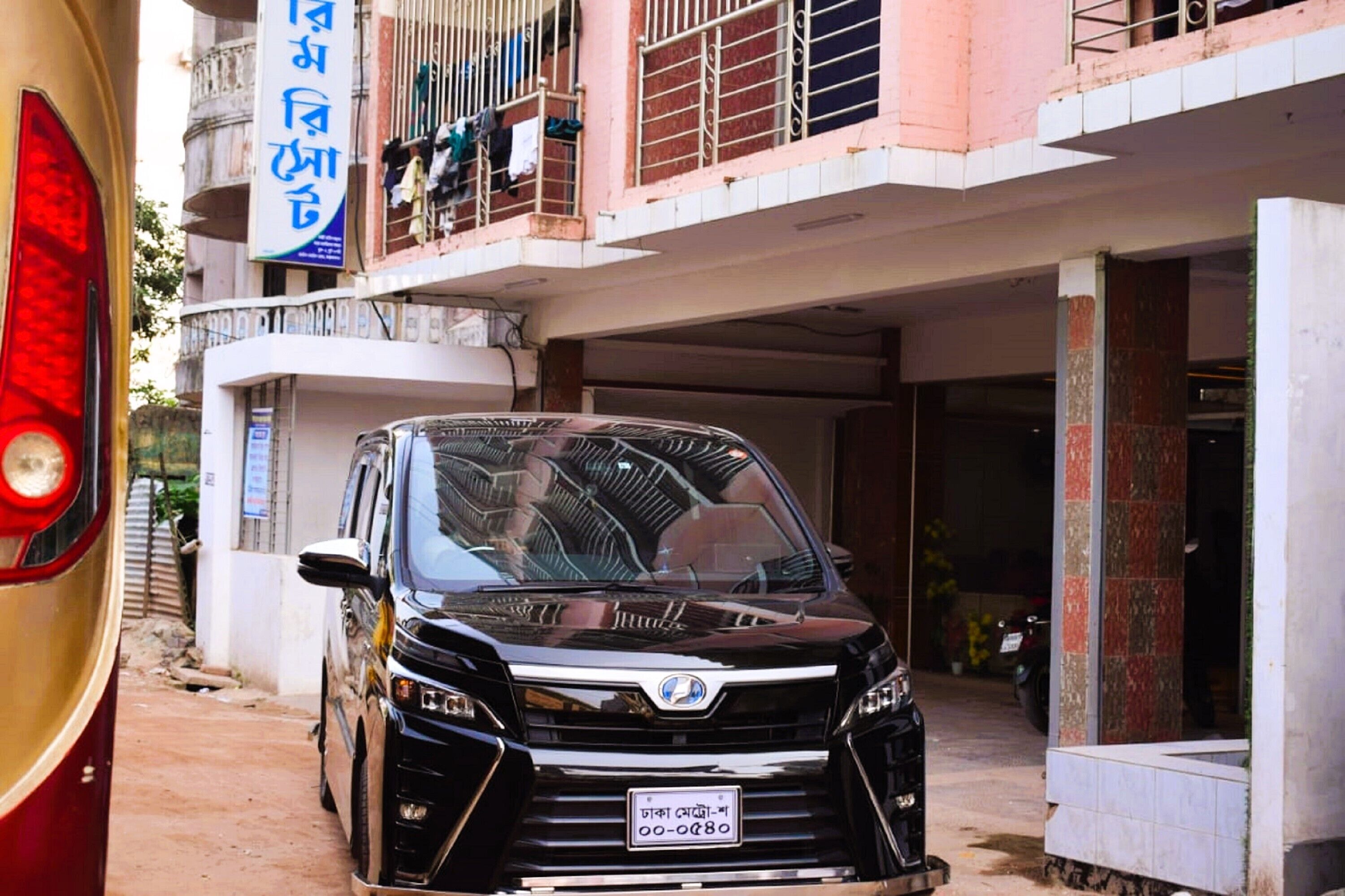 Façade de l’hébergement