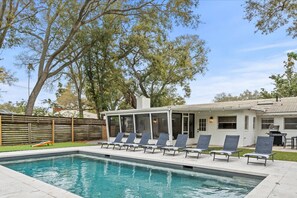Una piscina climatizada