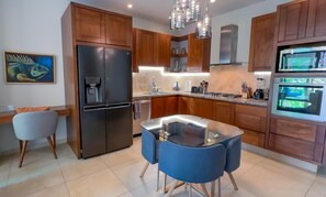 Fridge, microwave, oven, coffee/tea maker - Casa Agave Azul in V177 Condominiums! 1BD Condo for rent in Old Town, Puerto val (Puerto Vallarta)