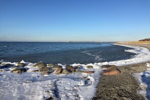 Tæt på stranden