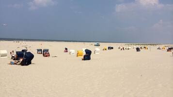 Vlak bij het strand