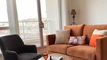 Appartement, 1 lit double | Coin séjour | Télévision à écran plat