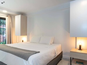 1 soveværelse, skrivebord, Wi-Fi, sengetøj