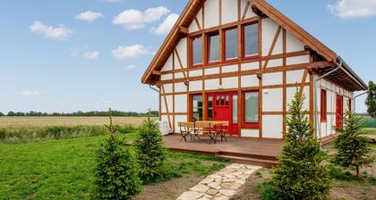 Nice home in Rowy with house a panoramic view