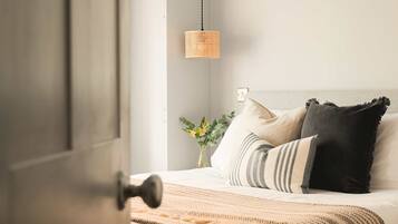 1 bedroom, iron/ironing board, travel crib, WiFi