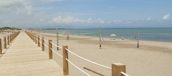 Maison près de la plage avec piscine, wifi gratuit, climatisation, animaux acceptés, plage pour chiens