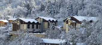 Brides-les-Bains: Studio 4 ppl, west balcony, parking, pets allowed