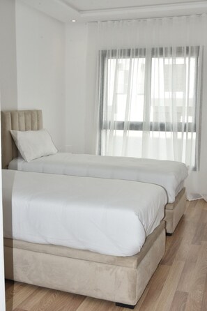 2 bedrooms, iron/ironing board, travel crib, WiFi