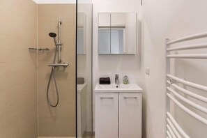 Shower, hair dryer
