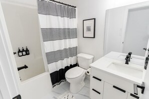 Hair dryer, towels