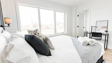 2 habitaciones, escritorio, wifi gratis y ropa de cama