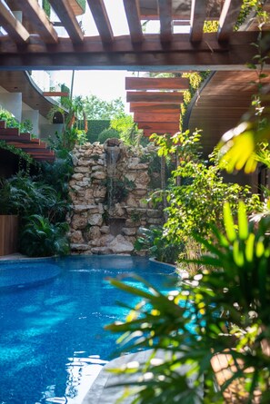 Indoor pool - Luxurious Tulum Hideaway with Amazing Rooftop pool (Tulum)